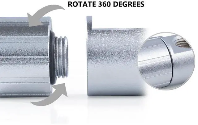 Alt view image 3 of 4 - Bitspower Artemis T-Block Rotary G1/4" & Inner G1/4"x2 - Sandblast Silver