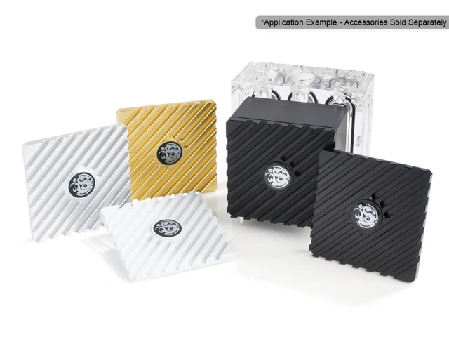 Alt view image 3 of 4 - Bitspower Hercules K2M Premium Aluminum Shroud Matte Black