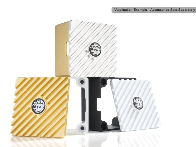 Alt view image 4 of 4 - Bitspower Hercules K2M Premium Aluminum Shroud Sandblast Silver