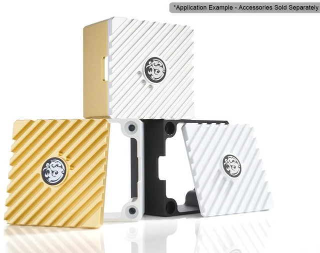 Alt view image 4 of 4 - Bitspower Hercules K2M Premium Aluminum Shroud Stardust Gold