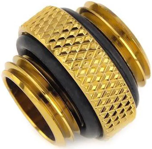 Alt view image 3 of 5 - Bitspower G1/4" True Brass Mini Dual G1/4" Extender--5mm (4pcs/pack)
