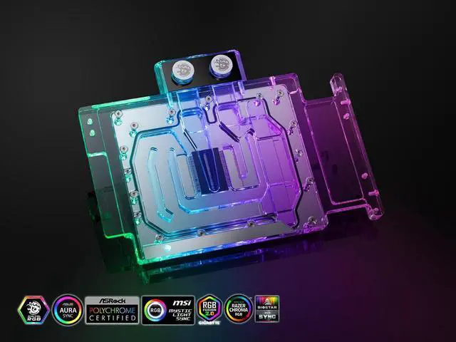 Alt view image 4 of 5 - Bitspower Nebula VGA Water Block for ASUS ROG Strix and TUF Gaming GeForce RTX 4090 series (incl. Improved backplate )
