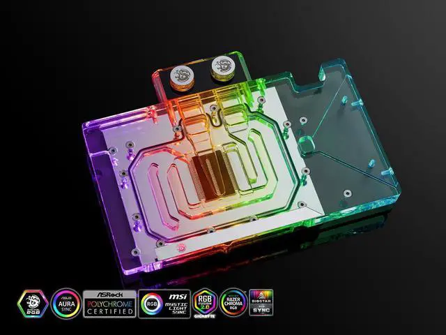 Alt view image 4 of 5 - Bitspower Nebula VGA Water Block for GeForce RTX 4090 Founders Edition (incl. Improved backplate )