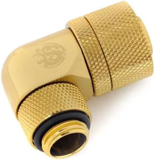 Alt view image 3 of 4 - G1/4" True Brass Dual Rotary Angle Compression Fitting CC3 V2 For ID 3/8" OD 5/8" Tube