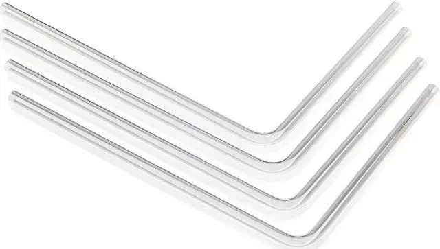 Main image of Bitspower Pre-bent 90-Degree Acrylic Hard Tube, 12mm OD