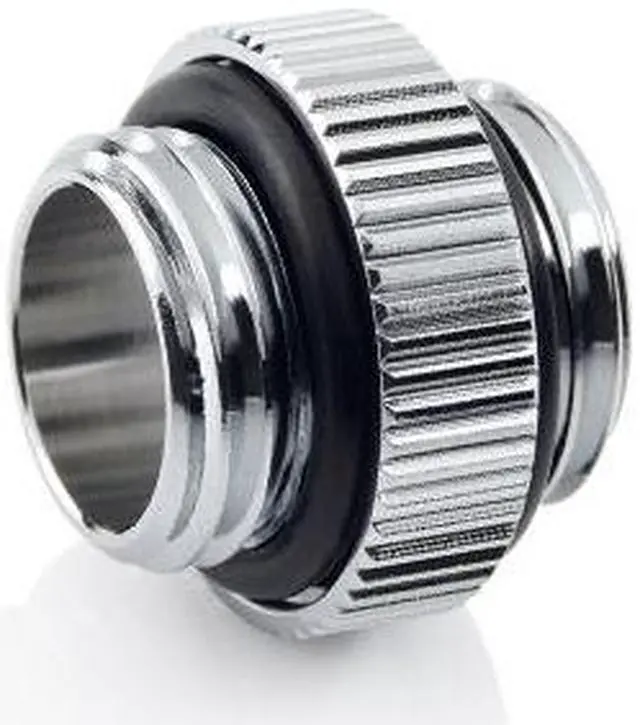 Alt view image 2 of 3 - Bitspower Mini Dual G1/4" Extender Fitting (Glorious Silver) (2 PCS)
