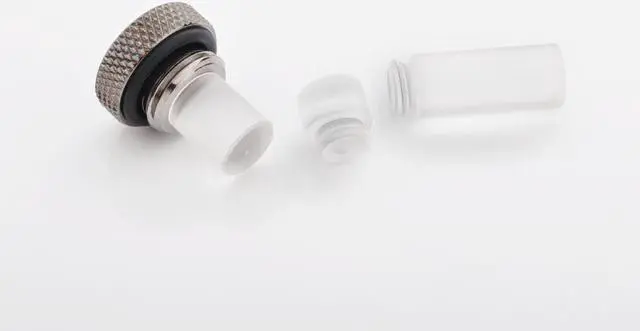 Alt view image 4 of 5 - Bitspower G1/4" Black Sparkle Stop Fitting V2