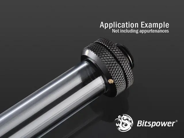 Alt view image 4 of 5 - Bitspower G1/4" Carbon Black Enhance Multi-Link For OD 16MM