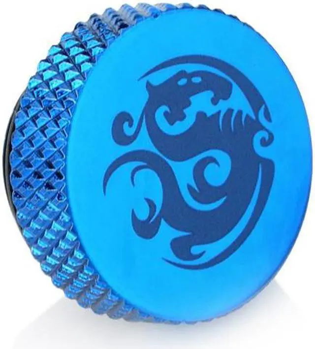 Alt view image 2 of 4 - Bitspower G1/4" Royal Blue Stop Fitting (2pcs/pack)