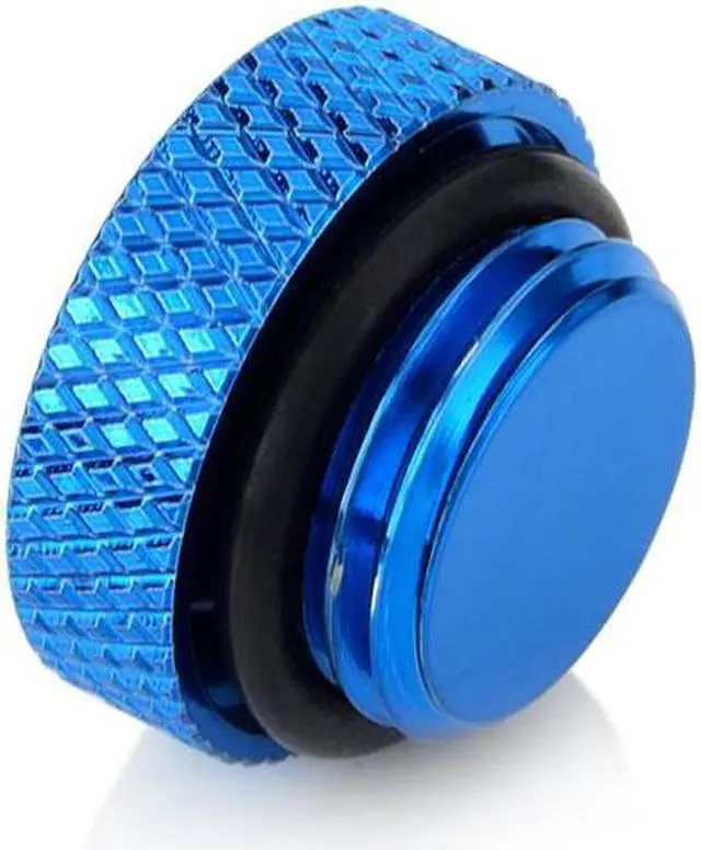Alt view image 3 of 4 - Bitspower G1/4" Royal Blue Stop Fitting (2pcs/pack)