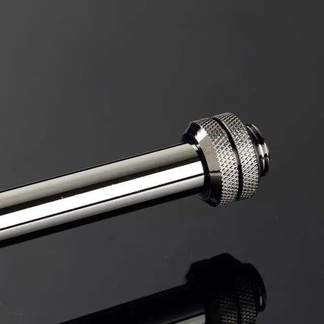 Alt view image 2 of 2 - Bitspower None Chamfer Brass Hard Tubing OD12MM Black Sparkle- Length 500 MM (4 PCS)