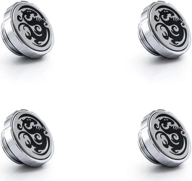 Main image of Bitspower Artemis Silver Shining Stop Fitting with Magnetic Logo (4 PCS)