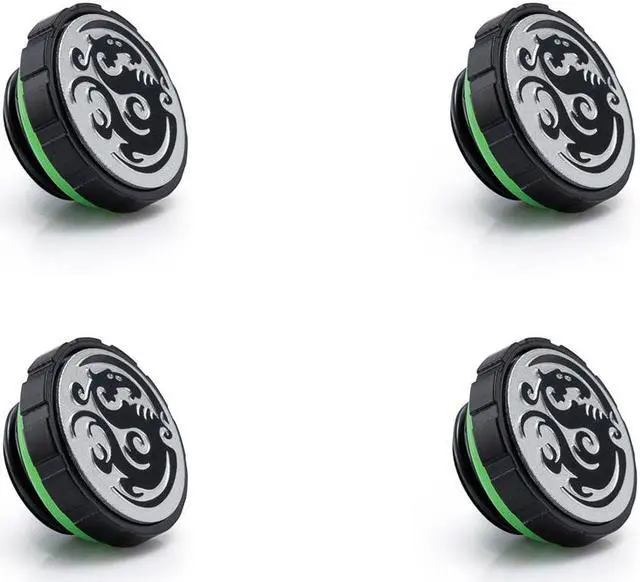 Main image of Bitspower Artemis Matt Black Stop Fitting with Magnetic Logo (4 PCS)