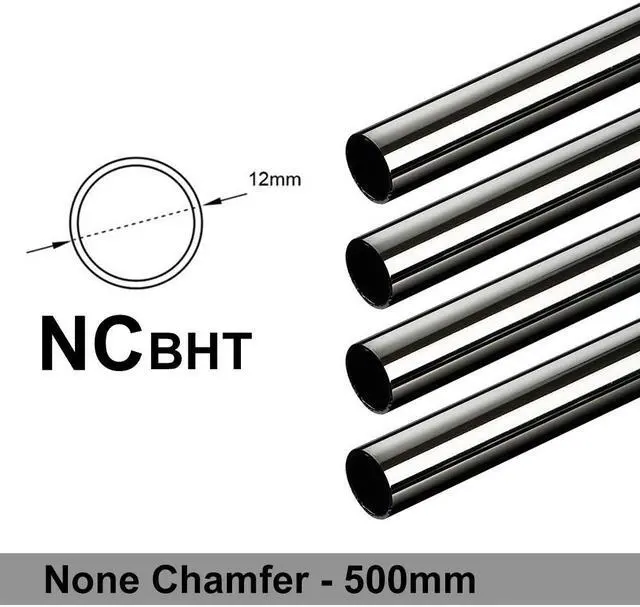 Main image of Bitspower None Chamfer Brass Hard Tubing OD12MM Black Sparkle- Length 500 MM (4 PCS)