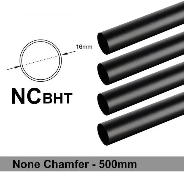Main image of Bitspower None Chamfer Brass Hard Tubing OD16MM Carbon Black - Length 500 MM (4 PCS)