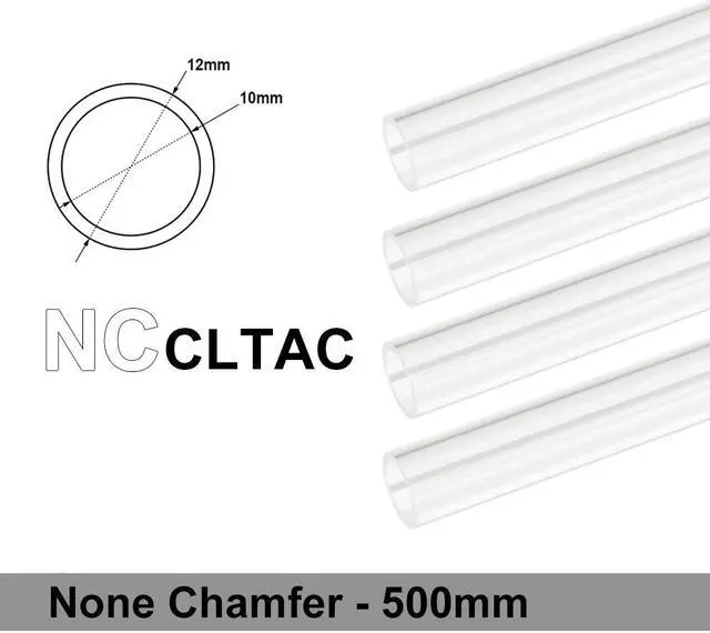 Main image of Bitspower None Chamfer Crystal Link Tube OD 12MM - Length 500MM(4 PCS)
