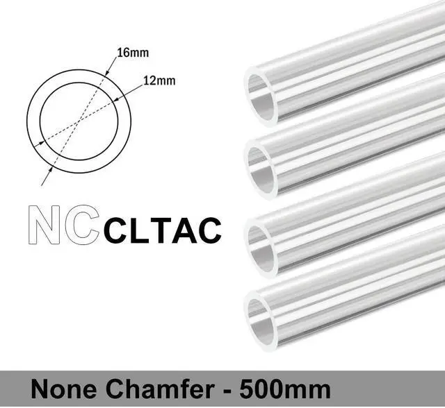 Main image of Bitspower None Chamfer Crystal Link Tube OD 16MM - Length 500MM(4 PCS)