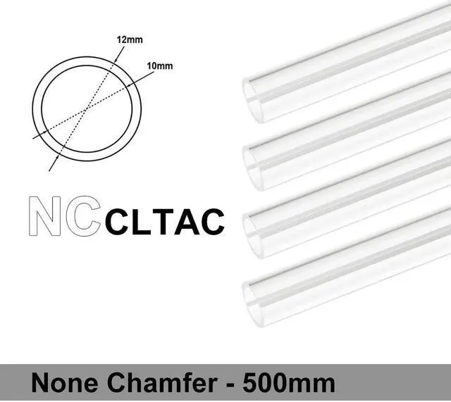 Main image of Bitspower None Chamfer PETG Link Tube OD12MM-Length 500MM (4 PCS)