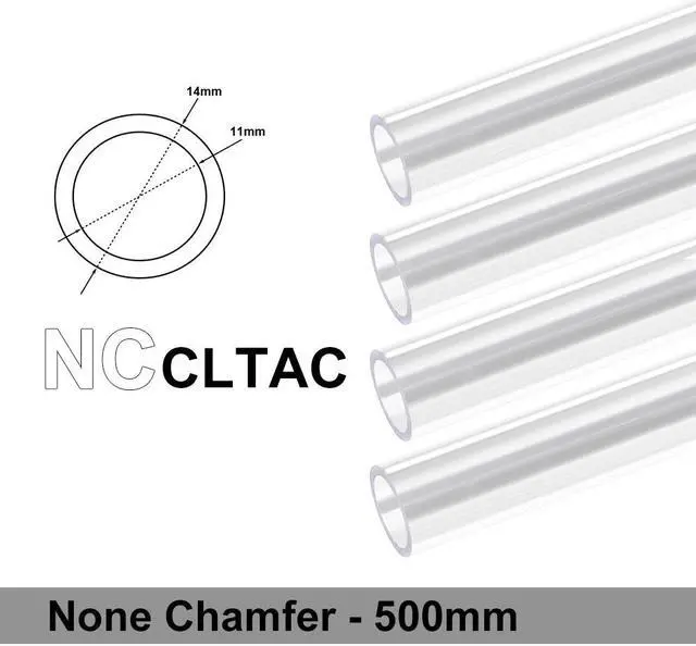 Main image of Bitspower None Chamfer PETG Link Tube OD14MM-Length 500MM (4 PCS)