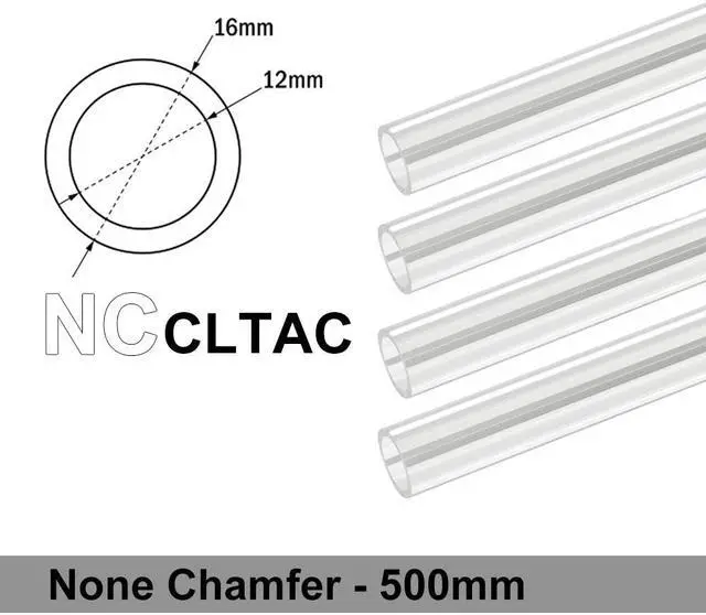 Main image of Bitspower None Chamfer PETG Link Tube OD16MM-Length 500MM (4 PCS)