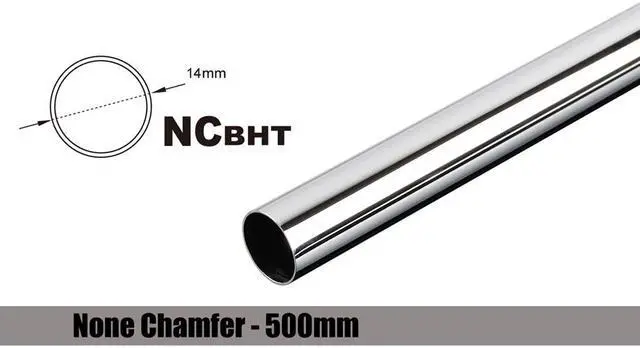 Alt view image 3 of 4 - Bitspower None Chamfer Brass Link Tubing, 14mm OD (0.70mm WD), 500mm, Silver Shining