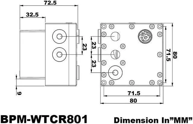 Alt view image 3 of 3 - Bitspower CR801 Reservoir