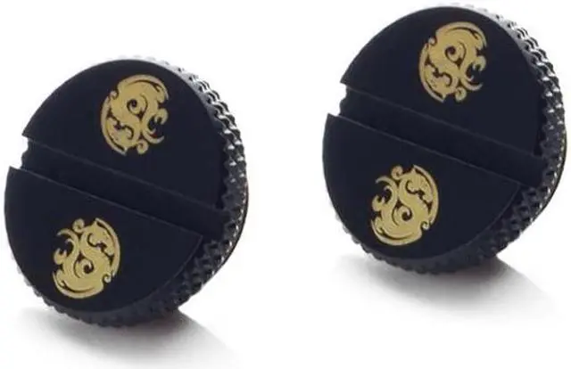 Main image of Bitspower Computer Water Cooling G1/4" Carbon Black Low-Profile Stop Fitting (2 PCS)