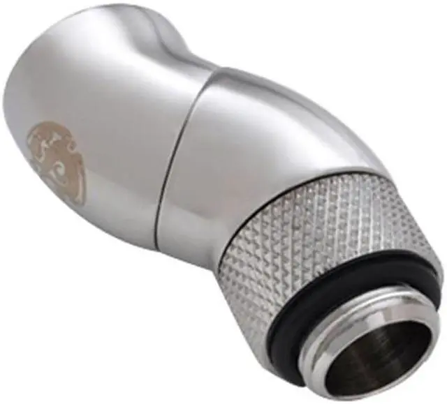 Main image of Bitspower G1/4" Silver Shining Dual Rotary 90-Degree IG1/4" Extender BP-90R2