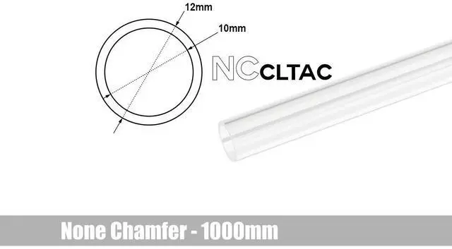 Main image of Bitspower BP-NCCLT12AC-L1000 Crystalclr Acrylic Tube OD 12 x 1000mm