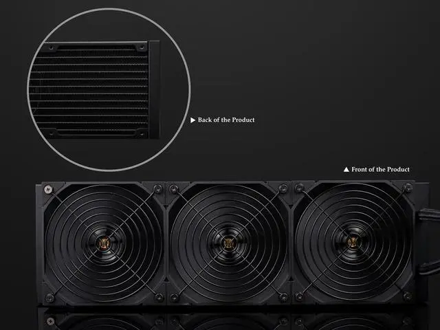 Alt view image 3 of 4 - Bitspower ATLAS PRO 360TR Threadripper TRX50 AIO Liquid Cooler