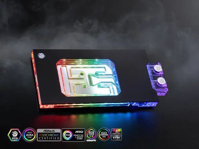 Alt view image 4 of 6 - Bitspower NEBULA water block for GeForce RTX 5090 MSI LIGHTNING Z