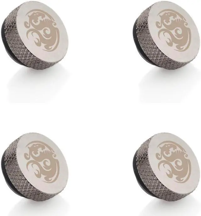 Main image of Bitspower G1/4" Black Sparkle Stop Fitting (4PCS)