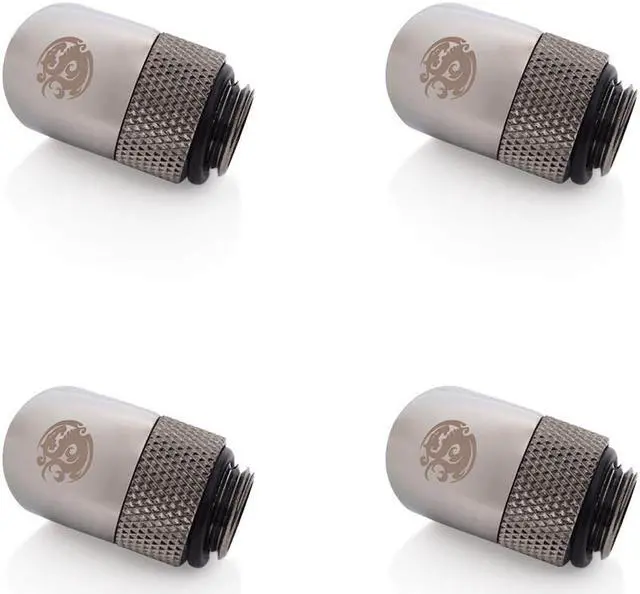 Main image of Bitspower G1/4" Black Sparkle Rotary 45-Degree IG1/4" Extender (4PCS)