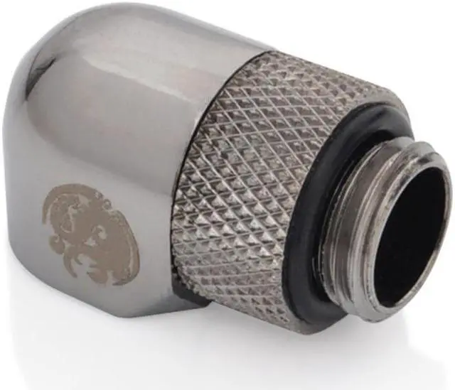 Alt view image 3 of 3 - Bitspower G1/4" Black Sparkle Rotary 90-Degree IG1/4" Extender (4PCS)