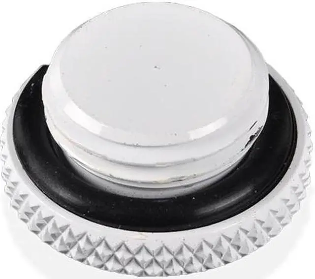 Alt view image 2 of 2 - Bitspower G1/4" Deluxe White Low-Profile Stop Fitting (4PCS)