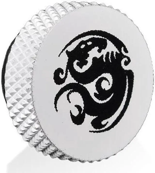 Alt view image 2 of 3 - Bitspower G1/4" Deluxe White Stop Fitting (4PCS)