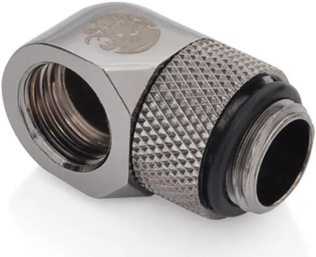 Alt view image 2 of 3 - Bitspower G1/4" Black Sparkle Rotary 90-Degree IG1/4" Extender (4PCS)
