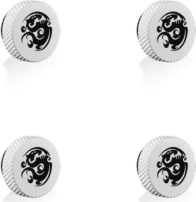 Main image of Bitspower G1/4" Deluxe White Stop Fitting (4PCS)