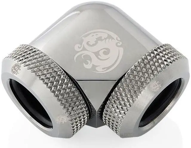 Alt view image 2 of 2 - Bitspower Black Sparkle Enhance 90-Degree Dual Multi-Link Adapter For OD 12MM (4PCS)