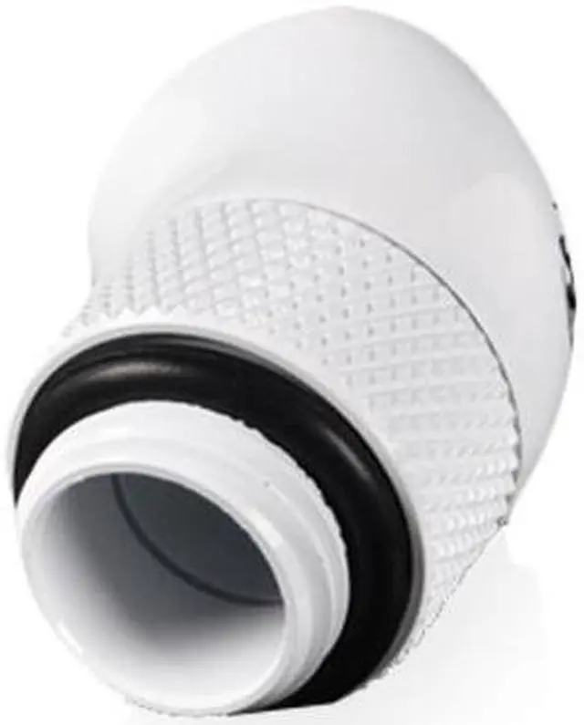 Alt view image 3 of 3 - Bitspower G1/4" Deluxe White Rotary 45-Degree IG1/4" Extender (4PCS)