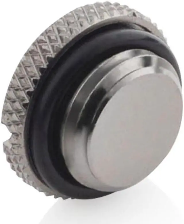 Alt view image 3 of 3 - Bitspower G1/4" Black Sparkle Low-Profile Stop Fitting (4PCS)