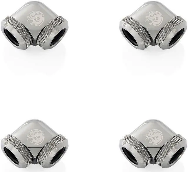 Main image of Bitspower Black Sparkle Enhance 90-Degree Dual Multi-Link Adapter For OD 12MM (4PCS)