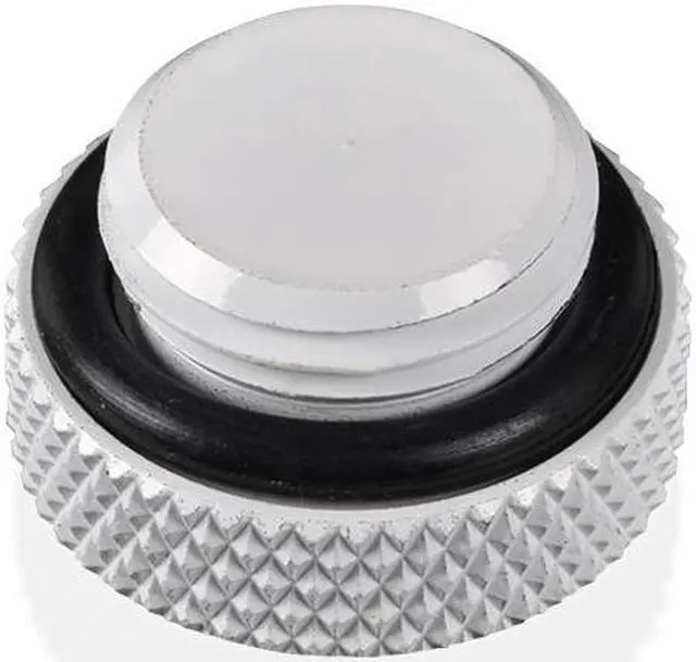 Alt view image 3 of 3 - Bitspower G1/4" Deluxe White Stop Fitting (4PCS)