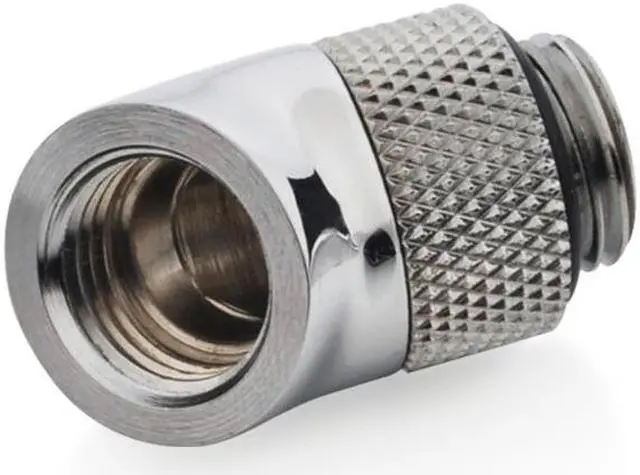 Alt view image 4 of 4 - Bitspower G1/4" Silver Shining Rotary 45-Degree IG1/4" Extender (4PCS)