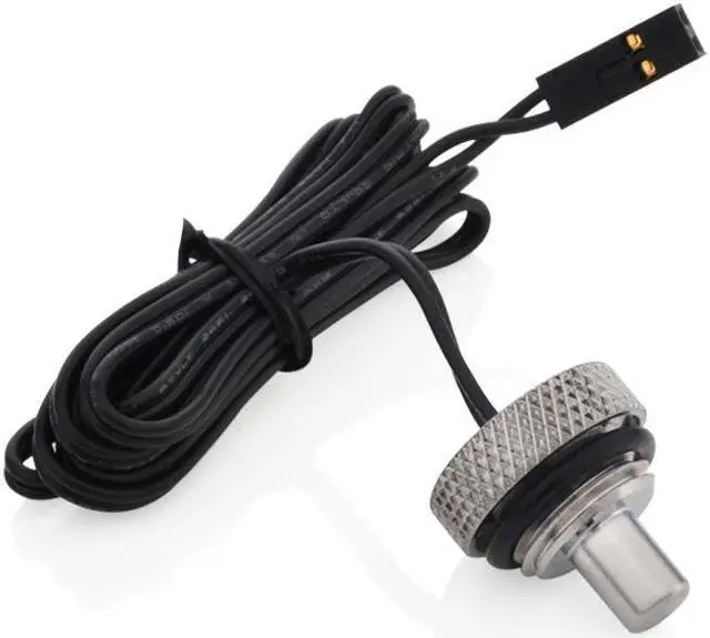 Alt view image 2 of 2 - Bitspower G1/4" Silver Shining Temperature Sensor Stop Fitting (2PCS)