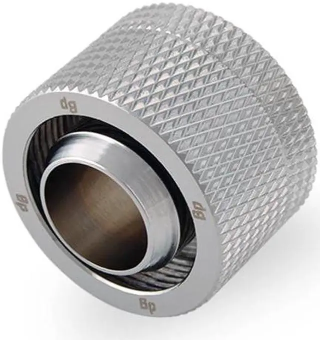 Alt view image 2 of 3 - Bitspower G1/4" Silver Shining Compression Fitting CC5 V3 For ID 1/2" OD 3/4" Tube (4PCS)