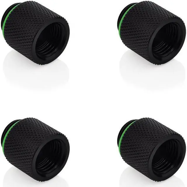 Main image of Bitspower G1/4" Matt Black IG1/4" Extender-15MM (4PCS)