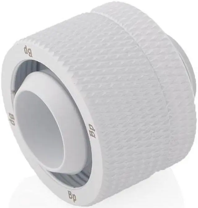 Alt view image 2 of 3 - Bitspower G1/4" Deluxe White Compression Fitting CC5 V3 For ID 1/2" OD 3/4" Tube (4PCS)
