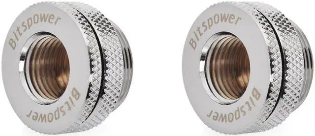 Main image of Bitspower G1/4" Silver Shining CaseTop Water-Fill SET (2PCS)