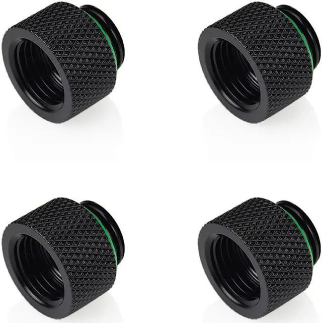 Main image of Bitspower G1/4" Matt Black IG1/4" Extender-10MM (4PCS)